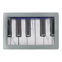 Tickle The Ivory Piano Belt Buckle