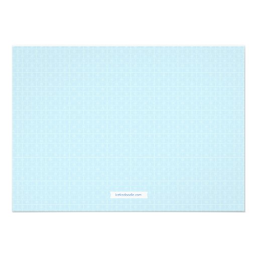 Tickled Oh Baby Boy Modern Baby Shower Personalized Invitation