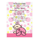 TICKLED PINK  Baby Girl Shower Invitations