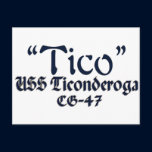 Tico-In Text Design Post Card