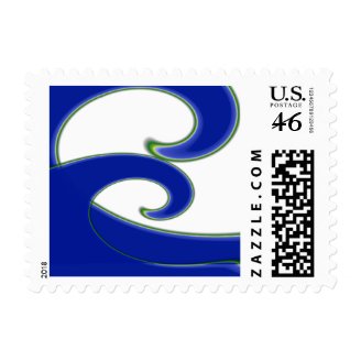 Tidal Wave Postal Stamp