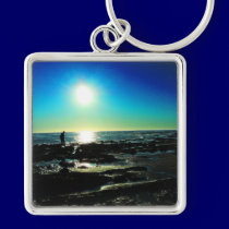 Tide Pool Sunset keychains