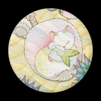 Tidepool treasures round magnet