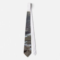 Tidepools Ocean Cliffs Necktie