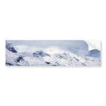Tidewater Glacier in Prince William Sound bumper stickers
