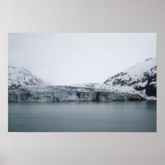 Tidewater Glacier Poster print