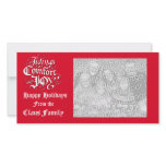 Tidings of Comfort & Joy Holiday Mini Photo Cards photo cards