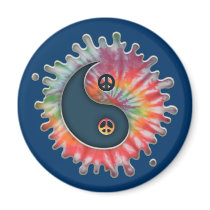 Tie0Dye Yin-Yang Magnet