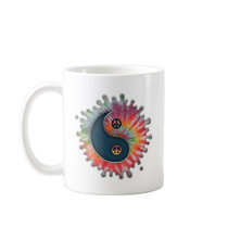 Tie0Dye Yin-Yang Mugs