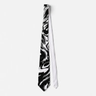 Tie Black & White Style Abstract