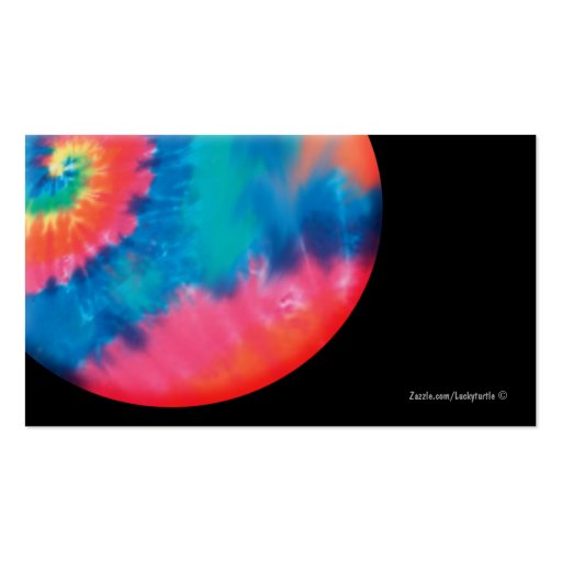 Tie Dye Business Cards (back side)