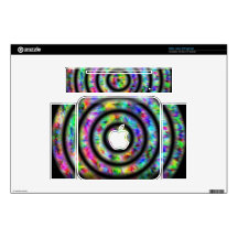 Tie Dye Circles Decals For The Mac Mini