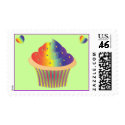 Tie Dye Cupcake postage