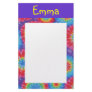 Tie dye customizable stationary custom stationery