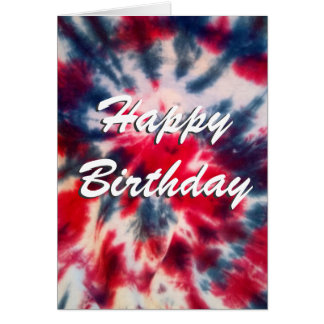 hippies 60s birthday cards zazzle tie dye happy birthday