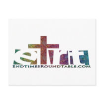 Tie-Dye-Logo postcards by EndTimesRoundTable Tie-Dye-Logo postcards