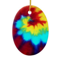 Tie Dye Look Ornament ornaments