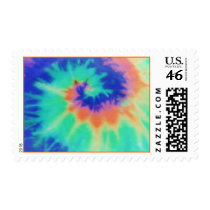 Tie Dye Look Retro Stamps