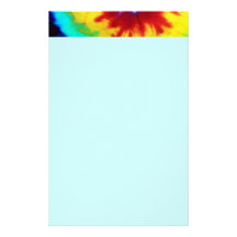 Tie Dye Look Stationary Stationery Design