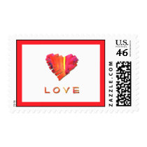 Tie Dye Love postage by jereeb Tie Dye Love postage