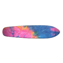Tie Dye Old School Skateboard