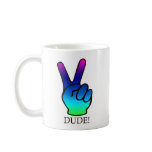 Tie Dye Peace Mug