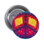 tie dye peace pinback buttons