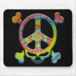 Tie-Dye Peace Pirate Mouse Pads