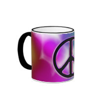 Tie Dye Peace Sign Designs Coffee Mug
