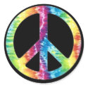Tie Dye Peace Sign sticker by jricher1321 Tie Dye Peace Sign sticker