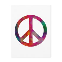 Tie Dye Peace Symbol postcards by original_designs Tie Dye Peace Symbol postcards
