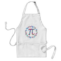 Tie Dye Pi Day Tees and Gifts aprons