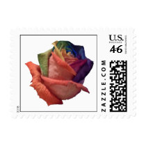 Tie Dye Rose postage by meltoby07 Tie Dye Rose postage