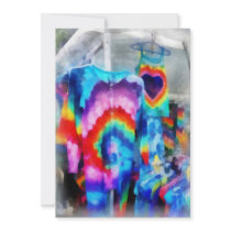 Tie Dye Shirts invitations