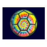 Tie-Dye Soccer Ball Postcards