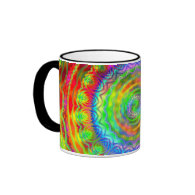 Tie Dye Target mug