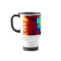 Tie Dye Travel Mug mugs