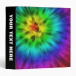 Tie Dye Vinyl Binder