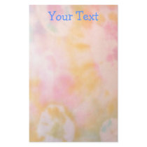 Tie Dyed Batik / Watercolor effect Stationery