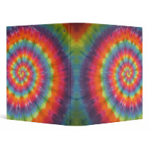 Tie Dyed Binder