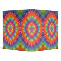 Tie Dyed Binder