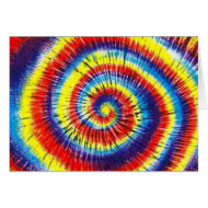 Tie-Dyed card