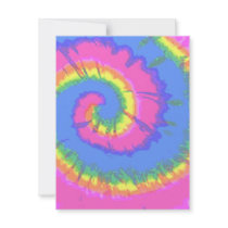 Tie-Dyed Custom Invites