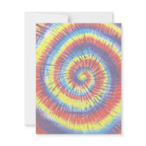 Tie-Dyed invitations