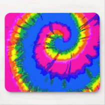 Tie-Dyed Mouse Pads