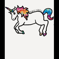Tie Dyed Unicorn