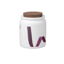 Tie graph candy dish