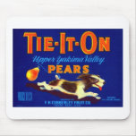 Tie It On Pears Mouse Pads