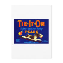 Tie It On Pears postcards by AllVintage Tie It On Pears postcards