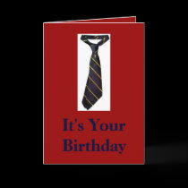 Tie One On, It's Your Birthday cards